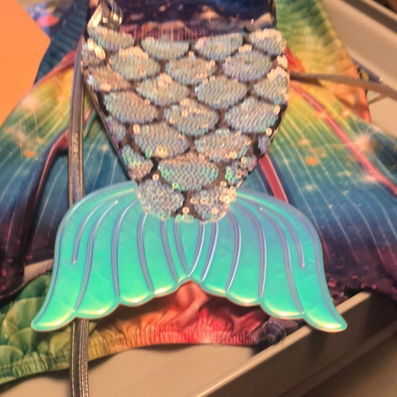 New without Tags Sequin Mermaid Crossbody Purse 👛🧜‍♀️ by P.S. 🧜‍♀️ - Picture 12 of 17